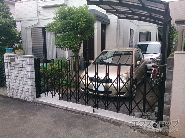 東京都国分寺市ののカーゲート トリップゲート RB型 ノンレール 片開き 35S 施工例
