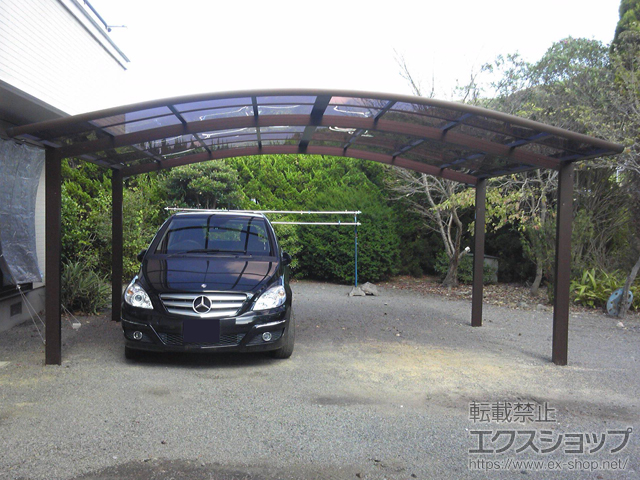 香川県三豊市ののカーポート レイナツインポートグラン　積雪〜20cm対応 施工例