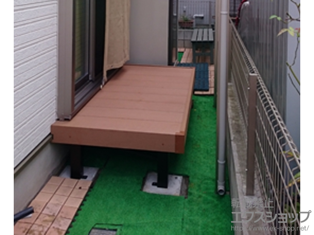 東京都足立区ののウッドデッキ マージウッドデッキ 施工例