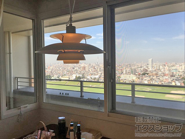 千葉県市川市のの二重窓（内窓） インプラス ダストバリア仕様 FIX窓+インプラス ダストバリア仕様 引違い窓 変則逆勝手2枚建 施工例