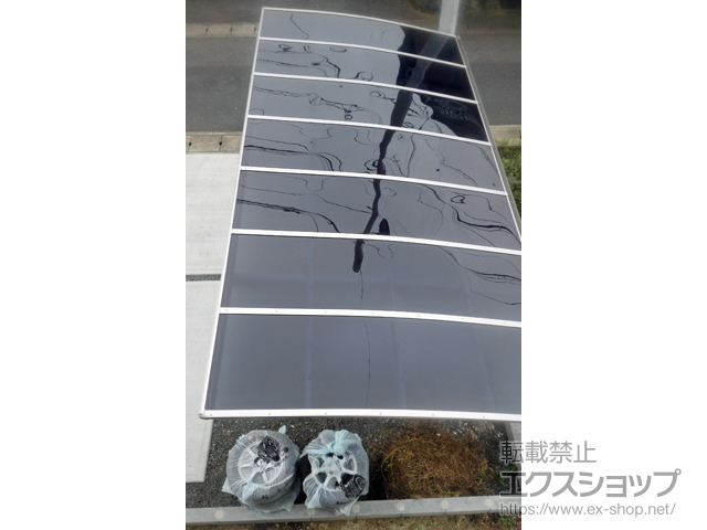 岐阜県岐阜市ののバルコニー・ベランダ屋根 プレシオステラス R型 屋根タイプ 連棟 積雪〜20cm対応 施工例