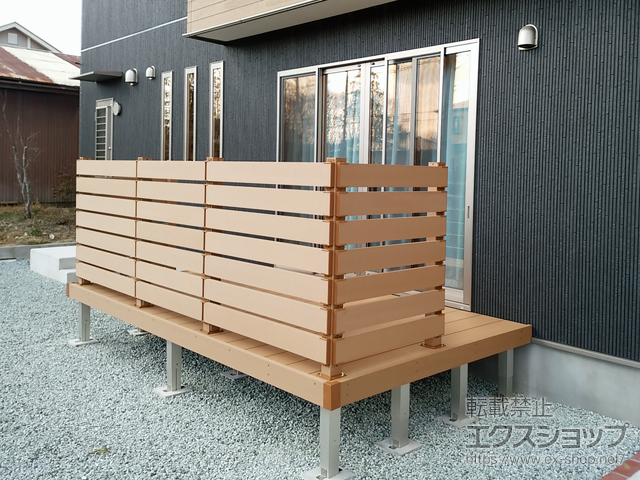 宮城県仙台市ののウッドデッキ リウッドデッキ 200 施工例