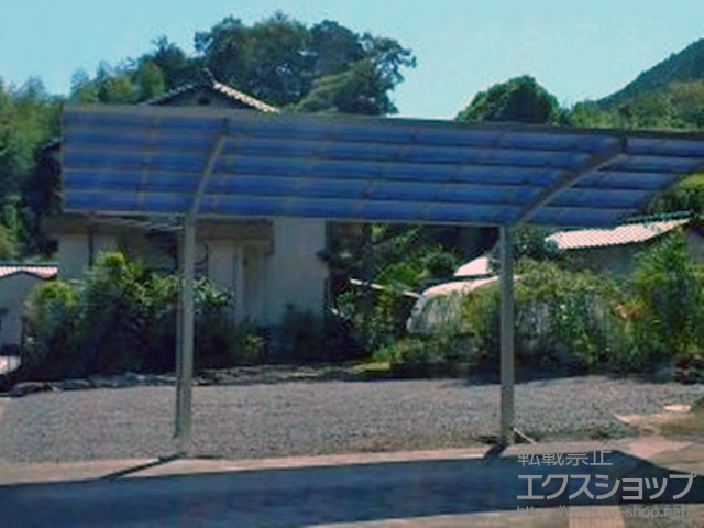 高知県高岡郡越知町ののカーポート レイナポートグラン　積雪〜20cm対応 施工例