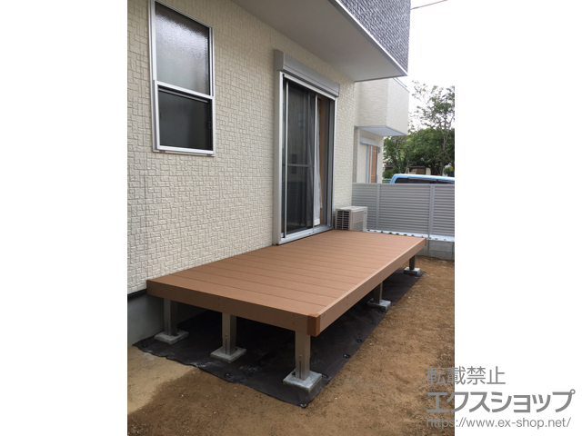 高知県高知市ののウッドデッキ マージウッドデッキ 施工例