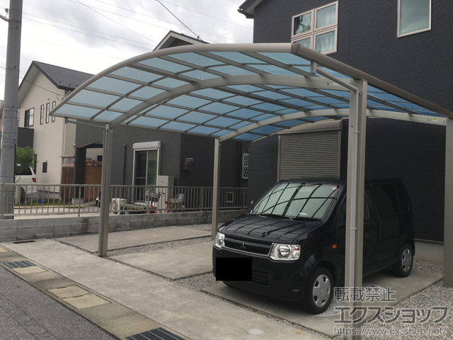 滋賀県彦根市ののカーポート レイナツインポートグラン　積雪〜20cm対応 施工例