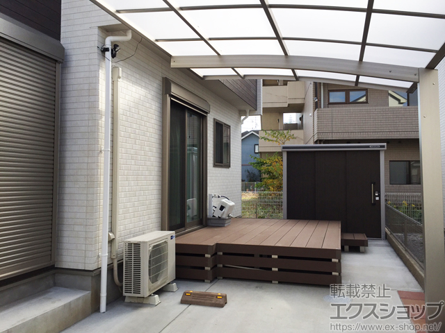 東京都東村山市ののウッドデッキ リウッドデッキ200 施工例