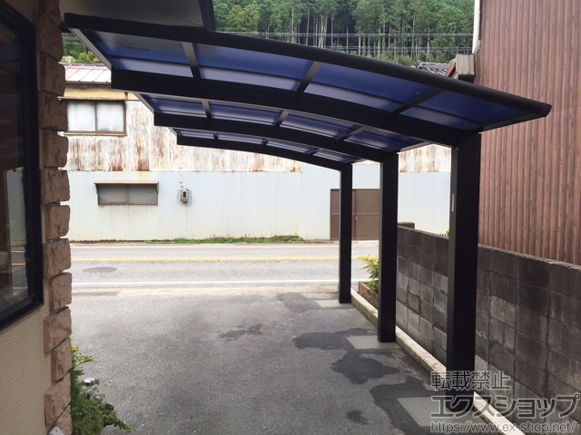 兵庫県宍粟市ののカーポート レイナポートグラン50 積雪〜50cm対応 施工例
