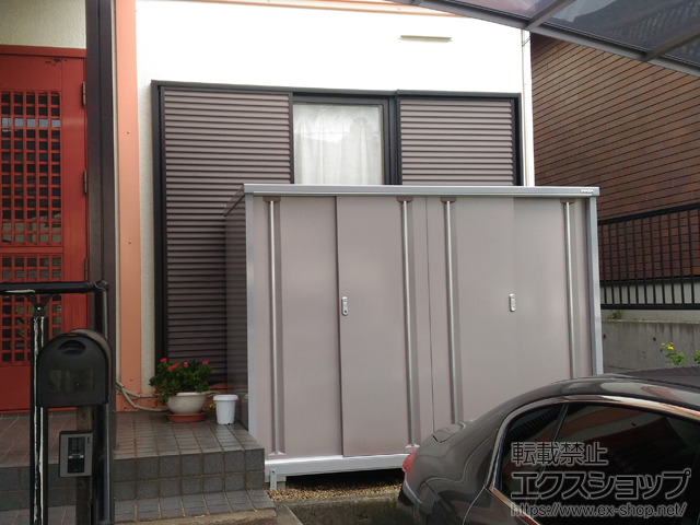 神奈川県横浜市のの物置・屋外倉庫 シンプリー 一般型 2160×905×1603 MJX-219D-AR 施工例