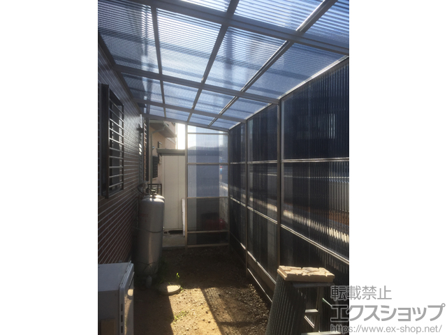 神奈川県秦野市ののストックヤード ストックヤードII 両袖タイプ 積雪〜20ｃｍ対応 施工例