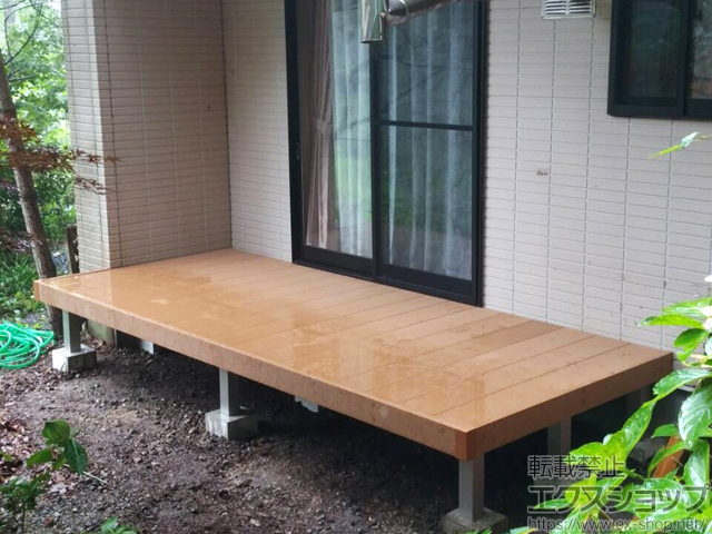 栃木県那須郡那須町ののウッドデッキ マージウッドデッキ 施工例