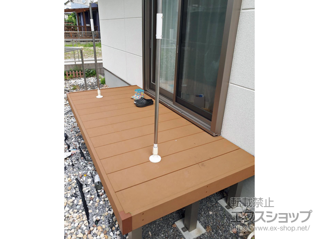 熊本県熊本市ののウッドデッキ マージウッドデッキ 施工例