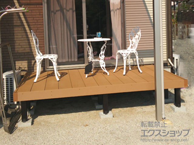 熊本県熊本市ののウッドデッキ マージウッドデッキ 施工例