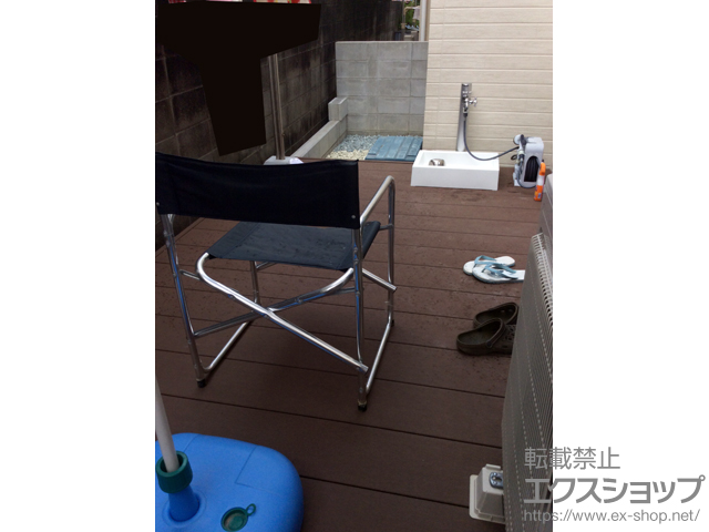 大阪府大阪市ののウッドデッキ マージウッドデッキ＋ リウッドデッキ200用部材 施工例