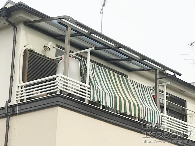 神奈川県横浜市ののバルコニー・ベランダ屋根 スピーネ R型 屋根タイプ 単体 積雪〜20cm対応 施工例