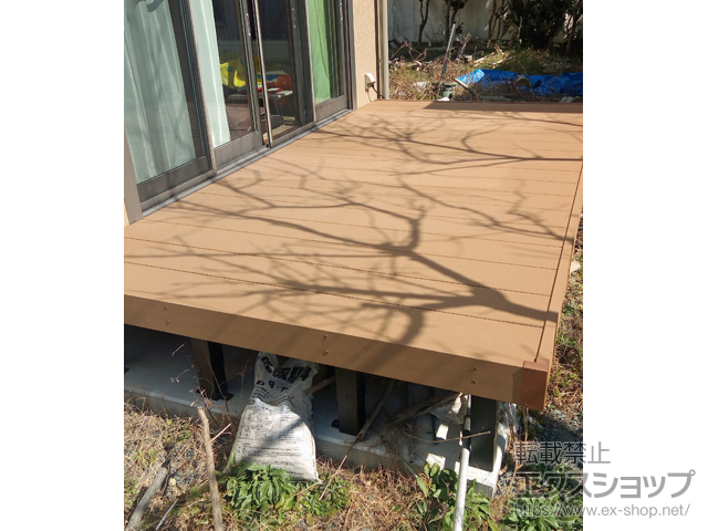 静岡県浜松市ののウッドデッキ マージウッドデッキ 施工例