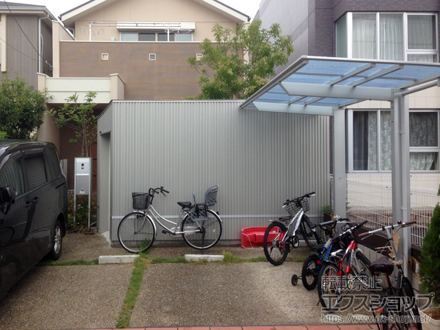 愛知県豊明市ののカーポート ソリッドポート 積雪〜20cm対応 施工例