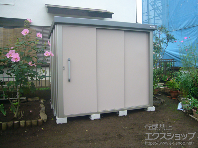 神奈川県秦野市のの物置・屋外倉庫 エスケーエイト SK8-100 一般型 (SK8-100) 施工例