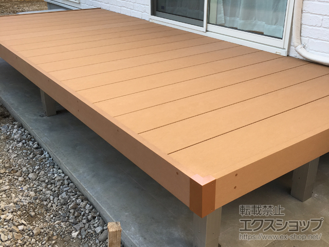 宮崎県延岡市ののウッドデッキ マージウッドデッキ 施工例