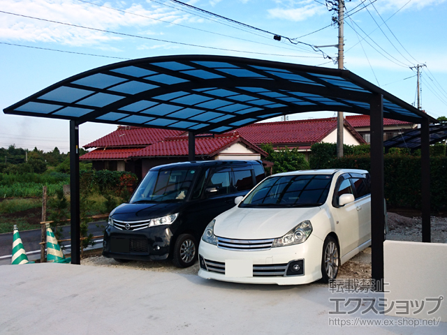 島根県松江市ののカーポート レイナツインポートグラン　積雪〜20cm対応 施工例