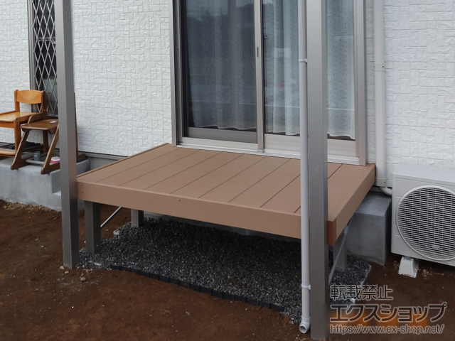 埼玉県さいたま市ののウッドデッキ リウッドデッキ 200 施工例