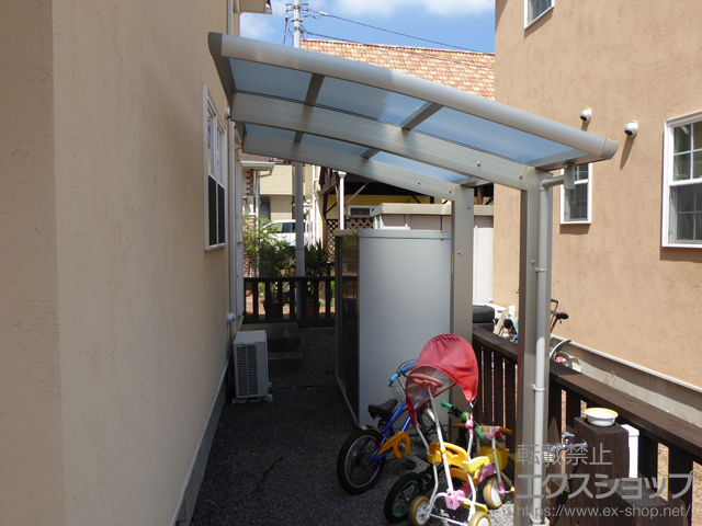 栃木県佐野市ののサイクルポート・駐輪場 レイナポートグランミニ 積雪〜20cm対応 施工例