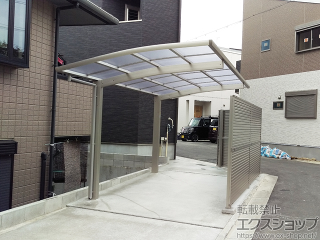 大阪府吹田市ののカーポート レイナポートグラン　積雪〜20cm対応 施工例