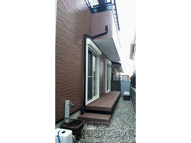 神奈川県小田原市ののウッドデッキ リウッドデッキ 200 施工例