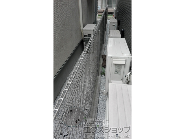 神奈川県相模原市ののフェンス・柵 ユメッシュHR型 フリー支柱タイプ 施工例