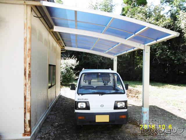 熊本県球磨郡あさぎり町ののカーポート レイナポートグラン　積雪〜20cm対応 施工例