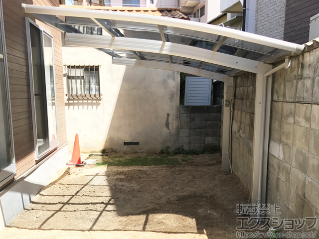 愛媛県ののカーポート プレシオスポート 積雪〜20cm対応 施工例