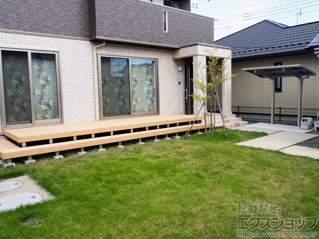 群馬県邑楽郡大泉町ののウッドデッキ リウッドデッキ 200 施工例