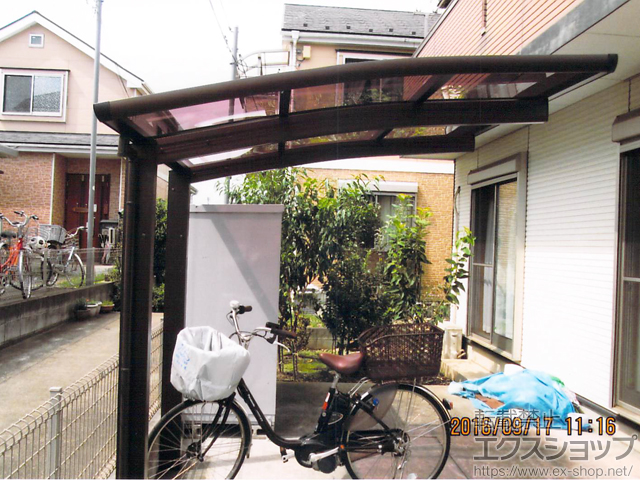 東京都八王子市ののサイクルポート・駐輪場 レイナポートグランミニ 積雪〜20cm対応 施工例