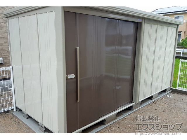 鹿児島県鹿児島市のの物置・屋外倉庫 Mr.ストックマンダンディ 一般型 結露減少型 4415×1922×2110 施工例