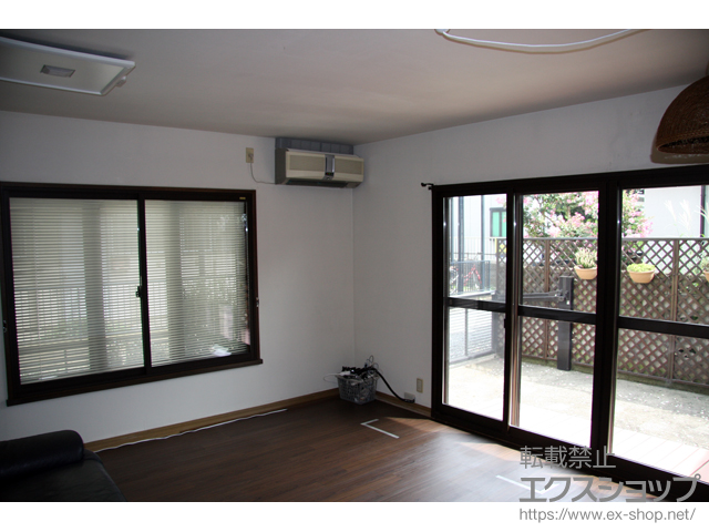 埼玉県所沢市のの二重窓（内窓） インプラス ダストバリア仕様 引違い窓 4枚建 施工例