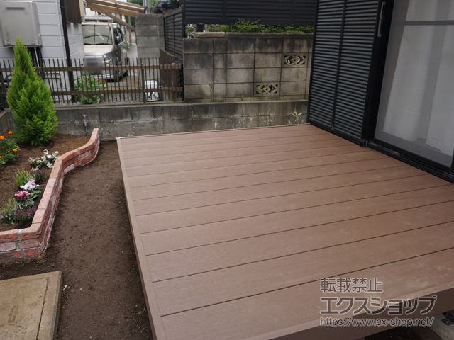 東京都東村山市ののウッドデッキ マージウッドデッキ 施工例