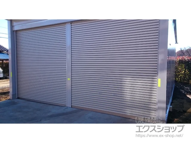 鹿児島県薩摩川内市のイナバ倉庫・ガレージ施工例(ガレーディア