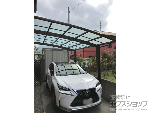 愛媛県新居浜市ののカーポート レイナポートグラン　積雪〜20cm対応 施工例