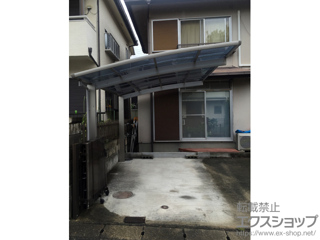 兵庫県神戸市ののカーポート プレシオスポート 積雪〜20cm対応 施工例