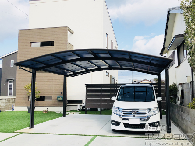 徳島県小松島市ののカーポート レイナツインポートグラン　積雪〜20cm対応 施工例