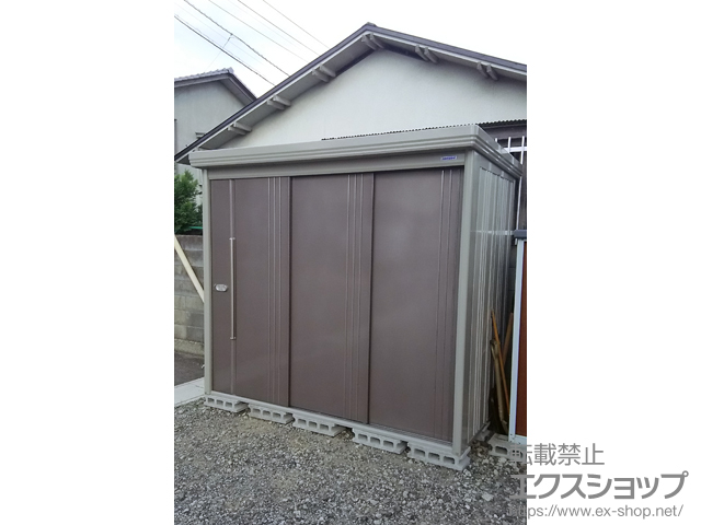 福島県福島市のの物置・屋外倉庫 Mr.ストックマンダンディ 多雪型(ND-S2312-B) 施工例