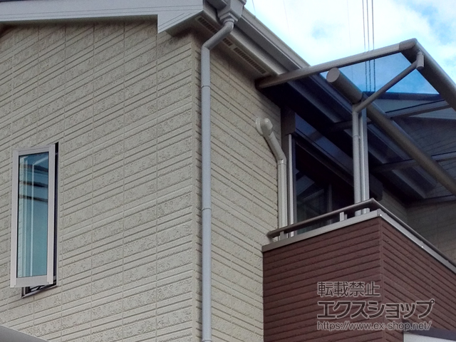 兵庫県伊丹市ののバルコニー・ベランダ屋根 ヴェクターテラス F型 屋根タイプ 単体 積雪〜20cm対応 施工例