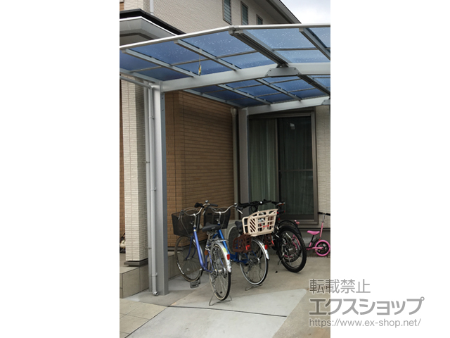 滋賀県草津市ののカーポート ネスカF (フラットスタイル) 積雪〜20cm対応 施工例