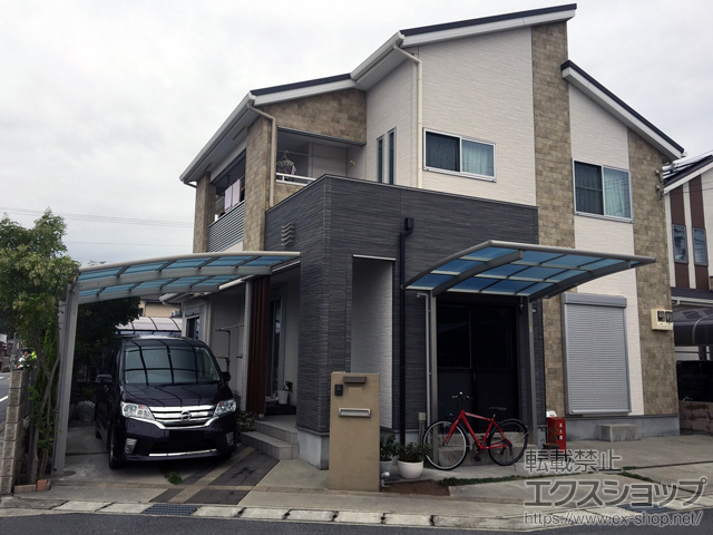 兵庫県姫路市ののカーポート レイナポートグラン　積雪〜20cm対応 施工例