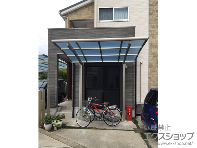 兵庫県姫路市ののサイクルポート・駐輪場 レイナポートグランミニ 積雪〜20cm対応 施工例