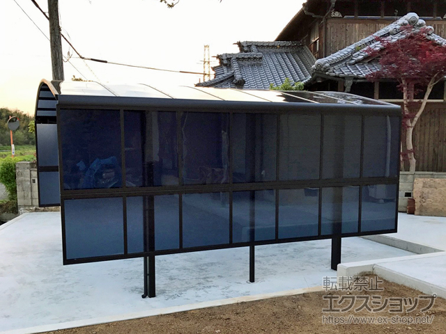 香川県三豊市ののカーポート レイナツインポートグラン　積雪〜20cm対応 施工例