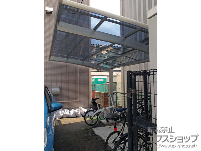 東京都多摩市ののカーポート プレシオスポート 積雪〜20cm対応 施工例