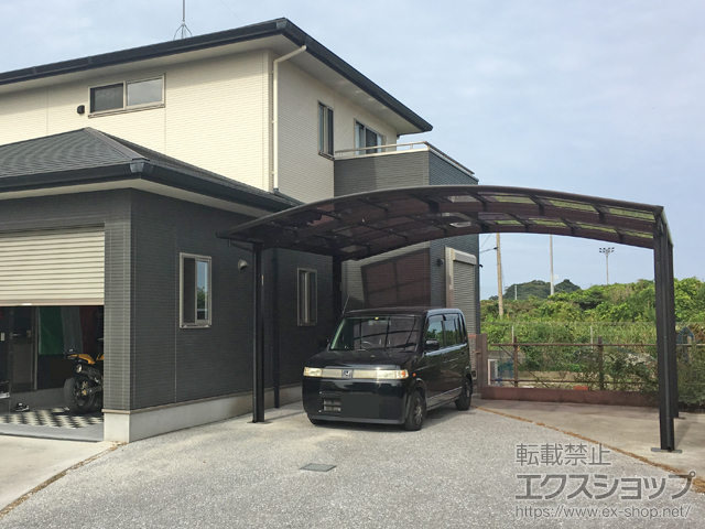 福岡県行橋市ののカーポート レイナツインポートグラン　積雪〜20cm対応 施工例