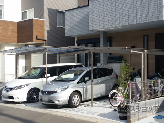 埼玉県川口市ののカーポート ソリッドポート 積雪〜20cm対応 施工例