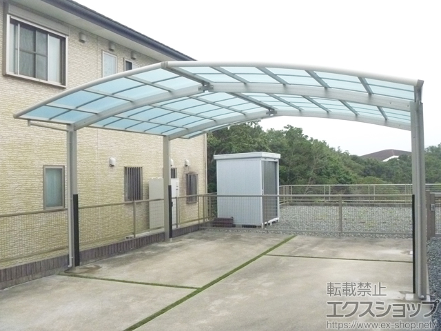 三重県志摩市ののカーポート レイナポートグラン M合掌　積雪〜20cm対応 施工例