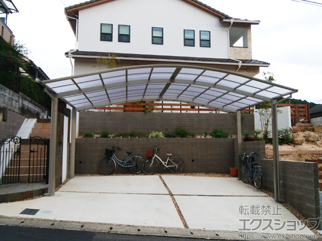京都府京都市ののカーポート レイナツインポートグラン　積雪〜20cm対応 施工例